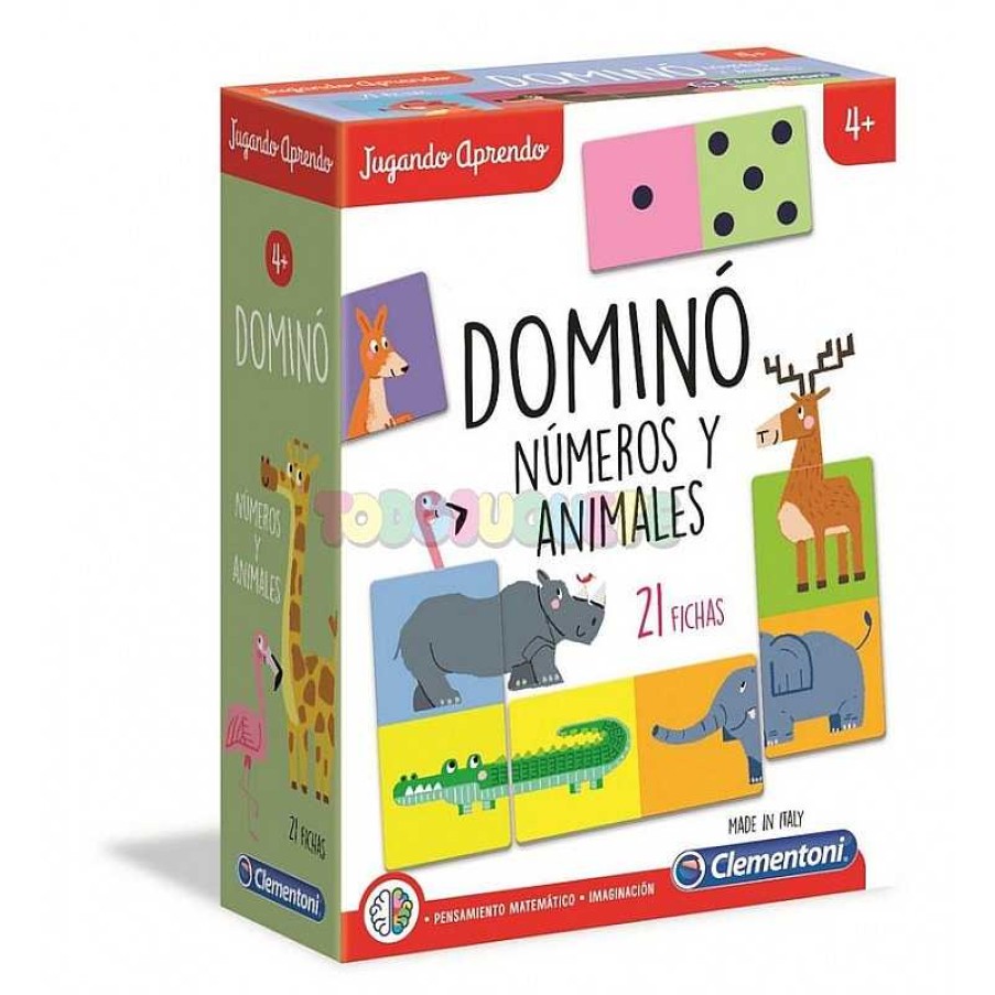 Juegos De Mesa Y Puzzles Clementoni Iberica,S.L. | Jugando Aprendo Domin De Los Animales