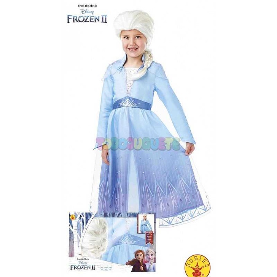 Cat Logo De Disfraces Frozen | Disfraz Frozen 2 Elsa Con Peluca T.M 5-6 A Os