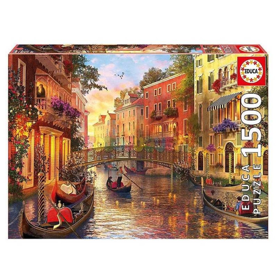 Juegos De Mesa Y Puzzles Educa Borras S.A. | Puzzle 1500 Atardecer En Venecia