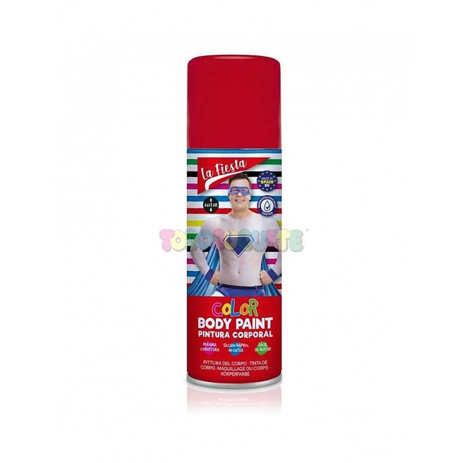 Disfraces Y Accesorios Todojuguete | Spray Corporal Rojo 200Ml La Fiesta