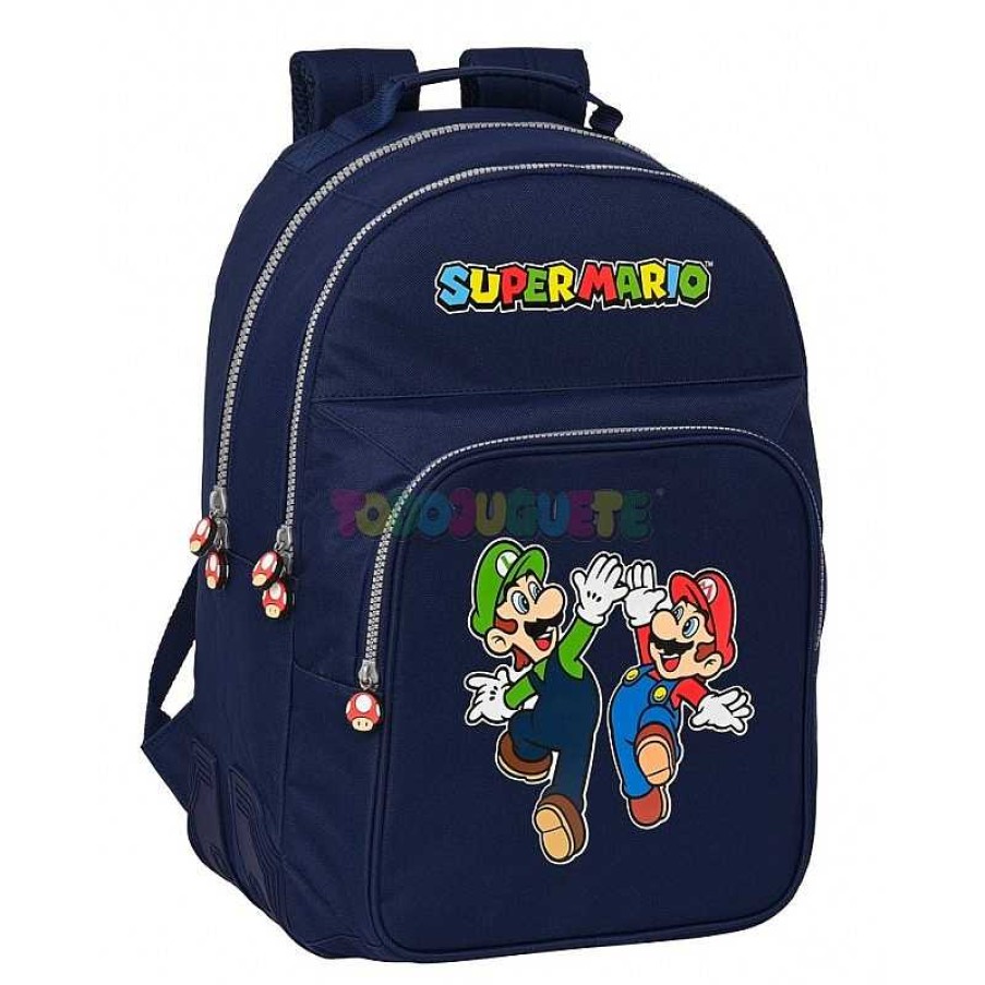 Escolar Safta,S.A. | Mochila Doble Adaptable Super Mario