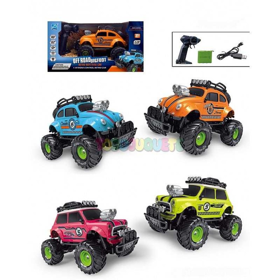 Radio Control Alfabest | Coche Radiocontrol 4X4 Racing Retro 4 Mod Surtidos