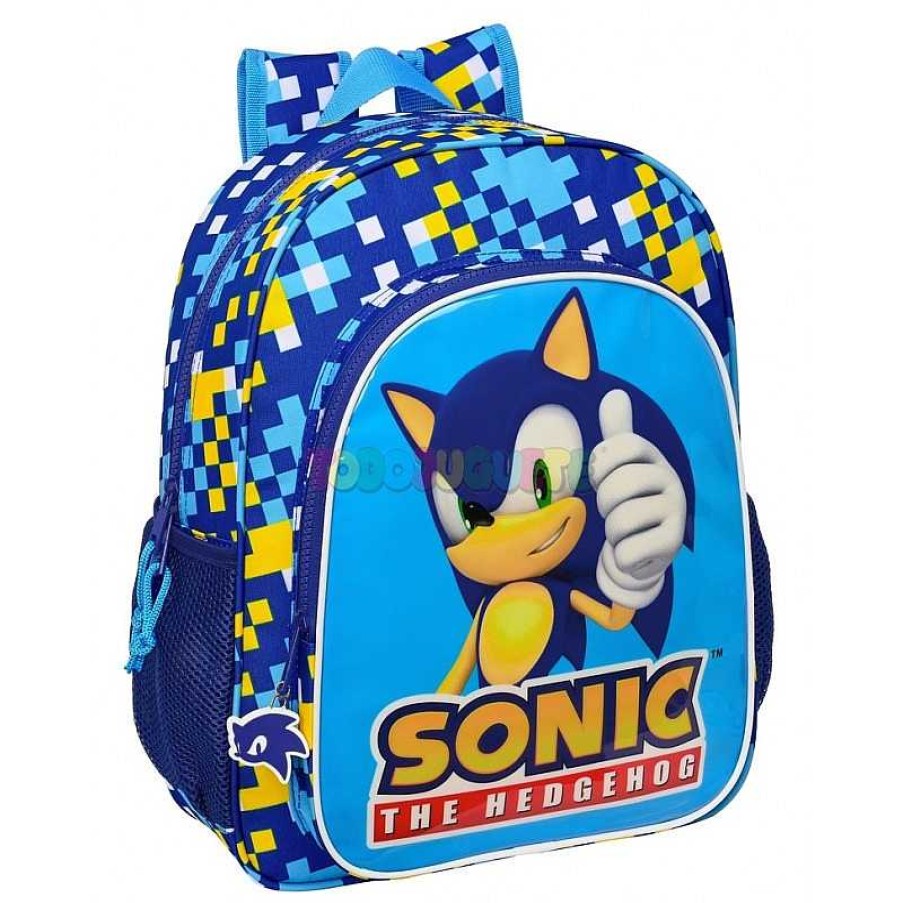 Escolar Safta,S.A. | Mochila Junior Adaptable Sonic Speed