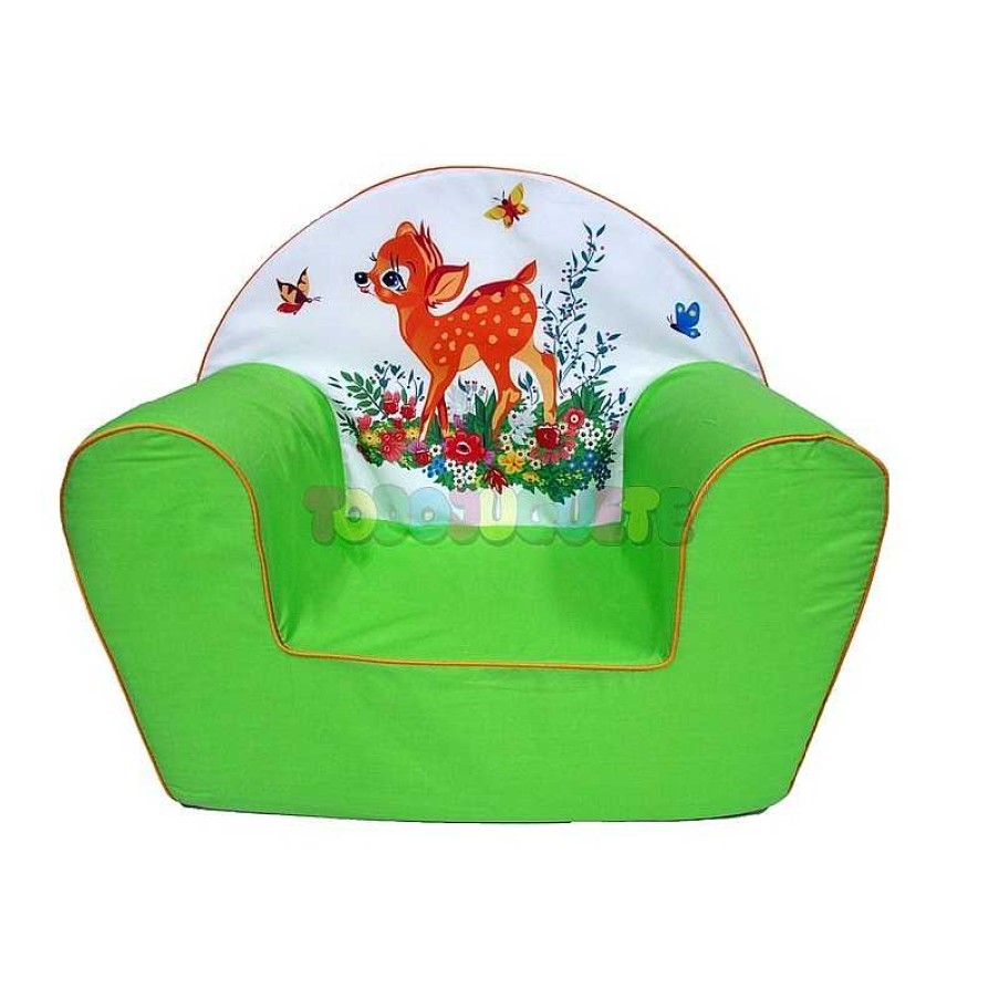 Puericultura Todojuguete | Sill N Infantil Verde Flores Bambi