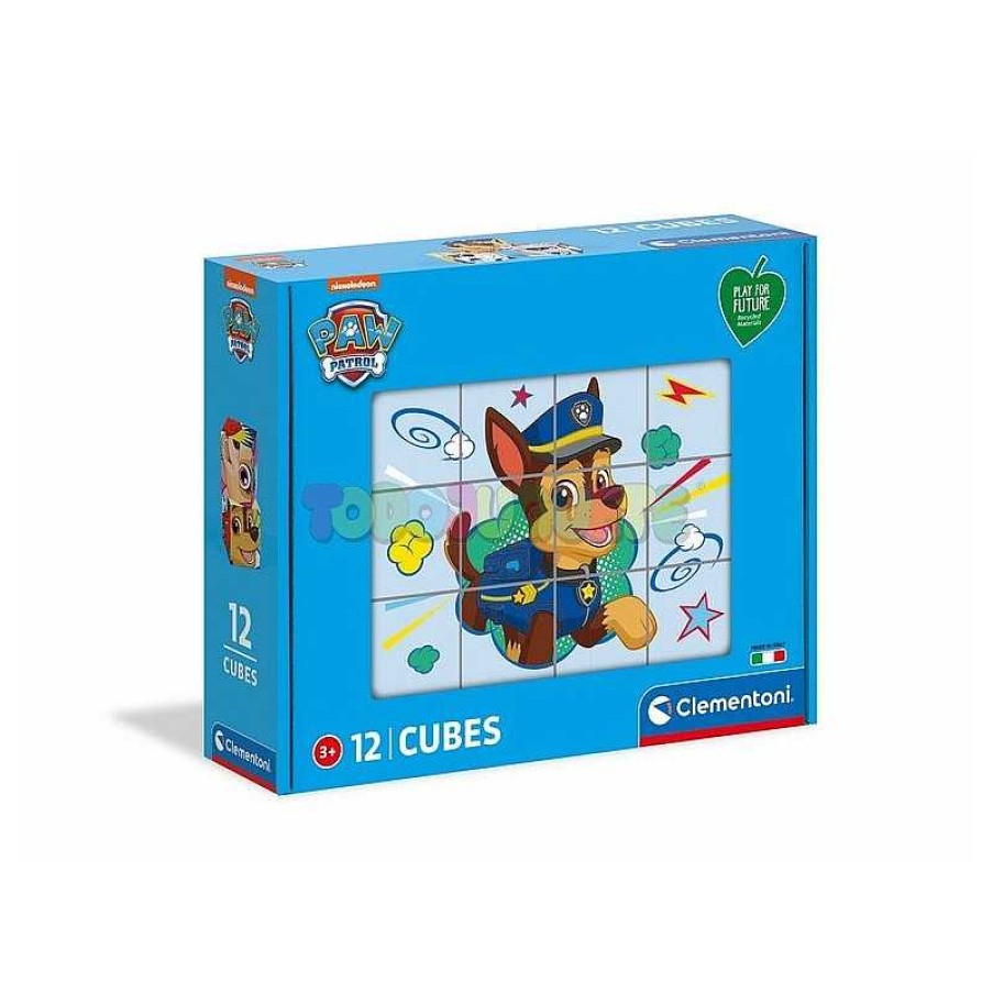 Juegos De Mesa Y Puzzles Paw Patrol | 12 Cubos Paw Patrol Pff