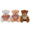 Peluches Todojuguete | Osito Peluche Camiseta Rayas 15Cm 3 Mod. Surtidos