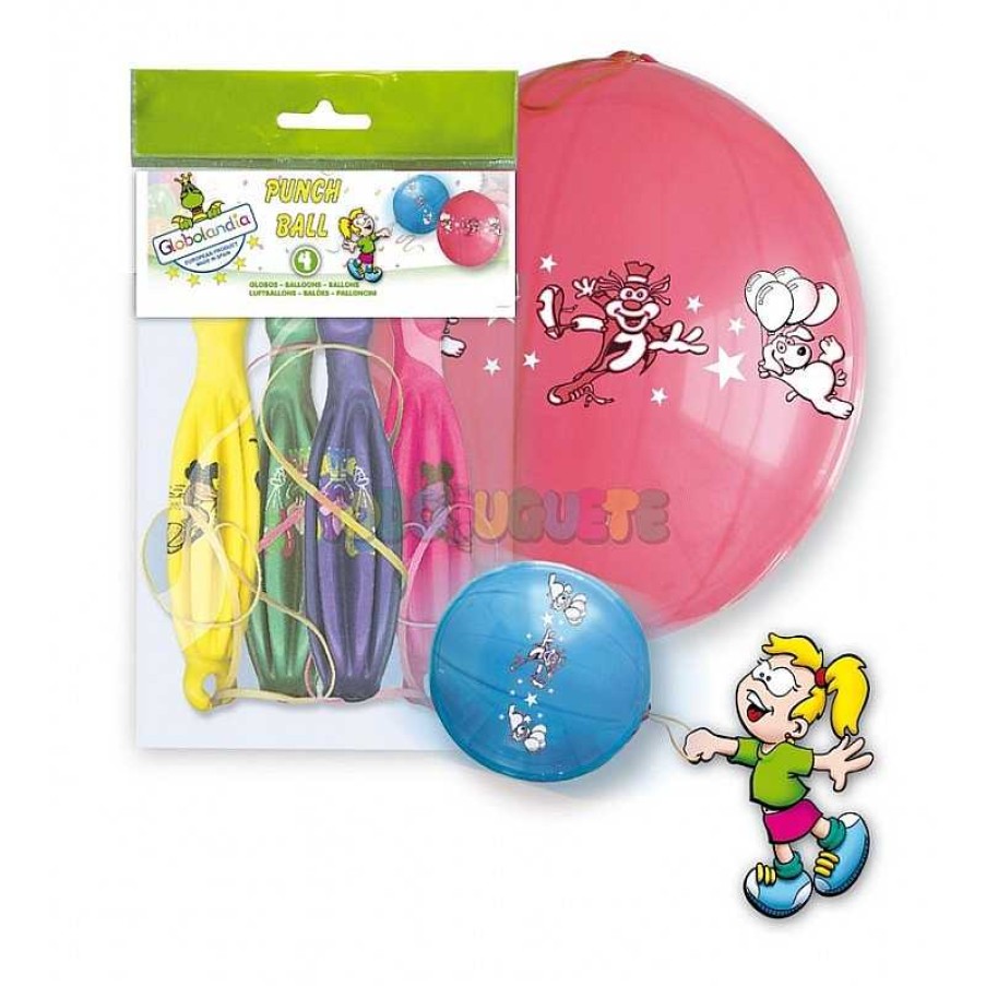 Disfraces Y Accesorios Globolandia,S.L. | Bolsa 4 Globos Punch Ball Globolandia