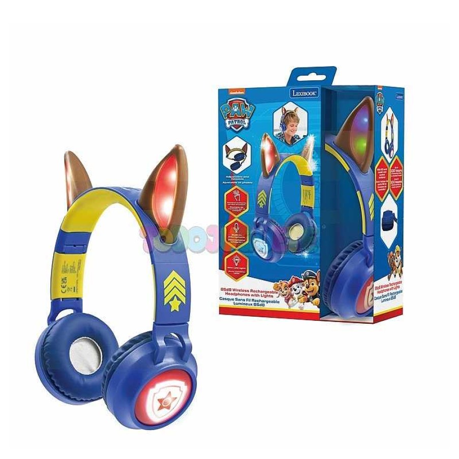 Juguete Electr Nico Y Multimedia Paw Patrol | Auriculares Bluetooth Con Luces Paw Patrol