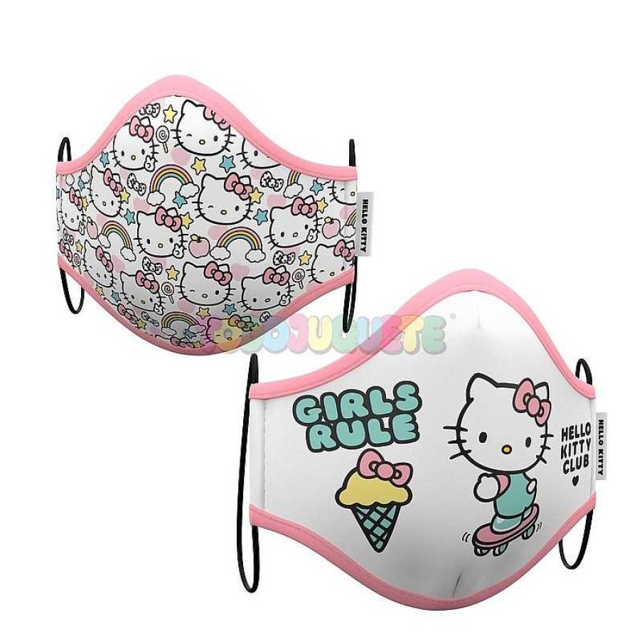 Art Culos Regalo Hello Kitty | Pack 2 Mascarillas Higi Nicas Hello Kitty 10-12