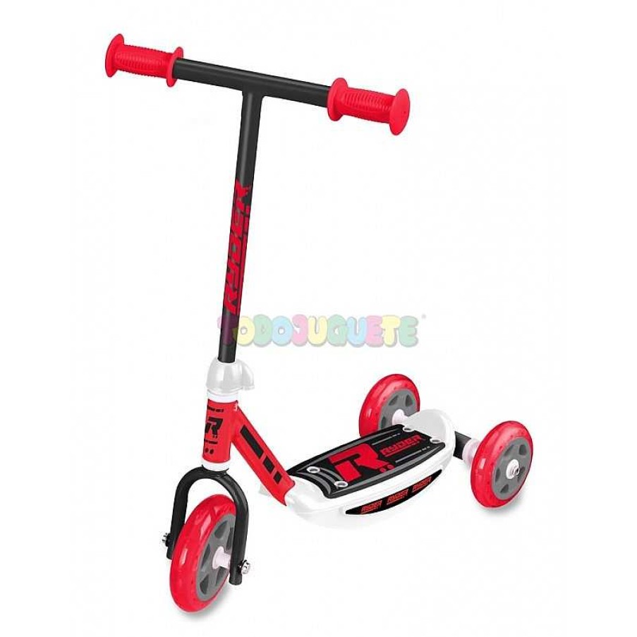 Deportes Y Bicicletas Muñecas Saica S.L. | Patinete 3 Ruedas Panel Rojo