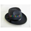 Disfraces Y Accesorios Todojuguete | Sombrero Gangster Rayas Negro Adulto